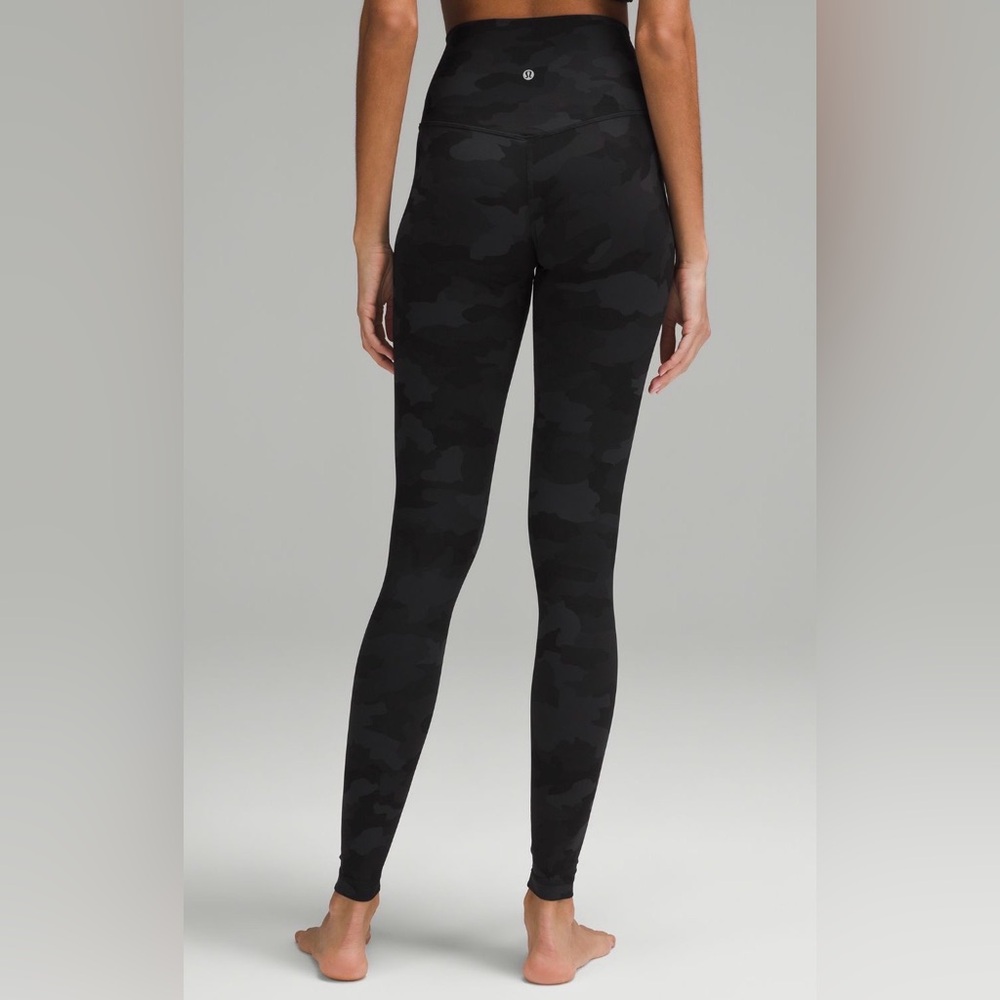 NWT lululemon Align High-Rise Pant 28” in Camo Deep Coal Multi 8 - Picture 3 of 8